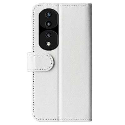 Huawei Honor 70 atverčiamas baltas odinis dėklas - piniginė | Priedai.lt