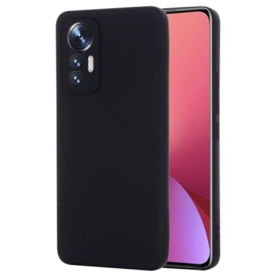 Xiaomi 12 Lite Shell kieto silikono (TPU) dėklas juodas - nugarėlė | Priedai.lt