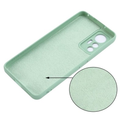 Xiaomi 12 Lite Shell kieto silikono (TPU) dėklas žalias - nugarėlė | Priedai.lt