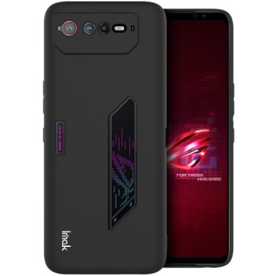 Asus Rog Phone 6 5G „Imak“ kieto silikono TPU juodas dėklas - nugarėlė | Priedai.lt