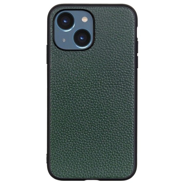 „Deluxe Leather“ dėklas - žalias (iPhone 14 Plus)
