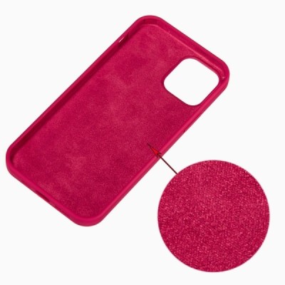 Apple iPhone 14 Plus Shell kieto silikono TPU tamsiai rožinis dėklas - nugarėlė | Priedai.lt
