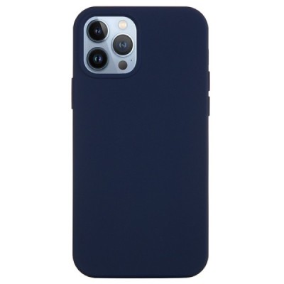 Apple iPhone 14 Pro Max Shell kieto silikono TPU tamsiai mėlynas dėklas - nugarėlė | Priedai.lt