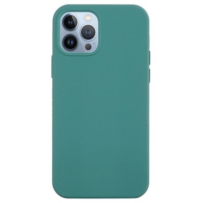 Apple iPhone 14 Pro Max Shell kieto silikono TPU tamsiai žalias dėklas - nugarėlė | Priedai.lt
