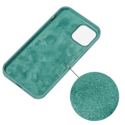 Apple iPhone 14 Pro Max Shell kieto silikono TPU tamsiai žalias dėklas - nugarėlė | Priedai.lt