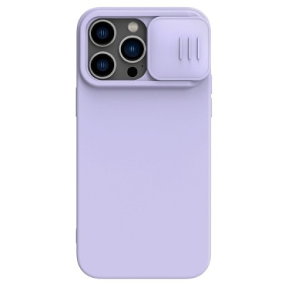 Apple iPhone 14 Pro Max „Nillkin“ CamShield MagSafe violetinis dėklas, nugarėlė su kameros apsauga | Priedai.lt