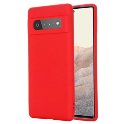 Google Pixel 6 Pro Shell kieto silikono (TPU) dėklas raudonas - nugarėlė | Priedai.lt