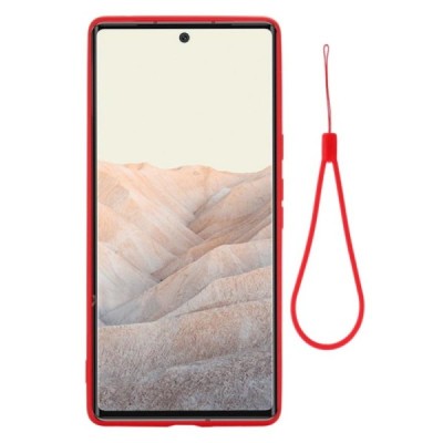 Google Pixel 6 Pro Shell kieto silikono (TPU) dėklas raudonas - nugarėlė | Priedai.lt