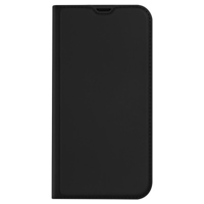 „Dux Ducis“ Skin serijos Apple iPhone 14 juodas odinis atverčiamas dėklas | Priedai.lt