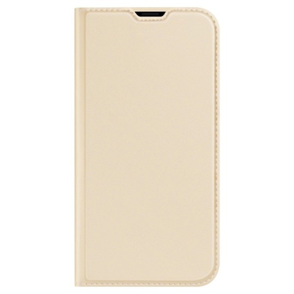 „Dux Ducis“ Skin atverčiamas dėklas - auksinis (iPhone 14)