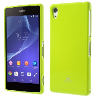 Mercury TPU kieto silikono žalias Sony Xperia Z2 dėklas - nugarėlė / Priedai.lt