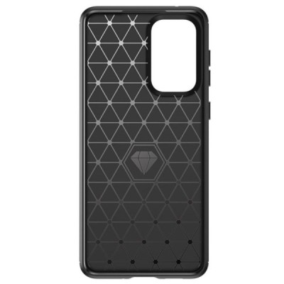 Samsung Galaxy A33 5G (SM-A336E) Carbon kieto silikono TPU juodas dėklas - nugarėlė | Priedai.lt
