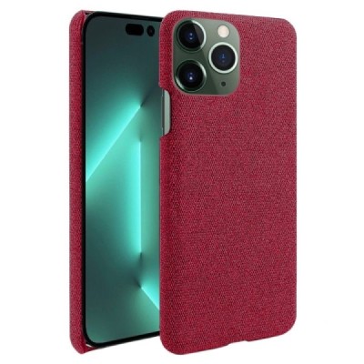 „Bi-Color“ Splicing Apple iPhone 14 Pro raudonas odinis dėklas | Priedai.lt