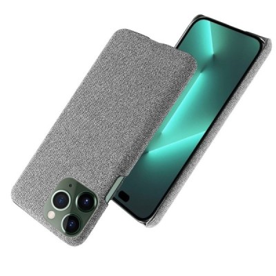 „Bi-Color“ Splicing Apple iPhone 14 Pro pilkas odinis dėklas | Priedai.lt