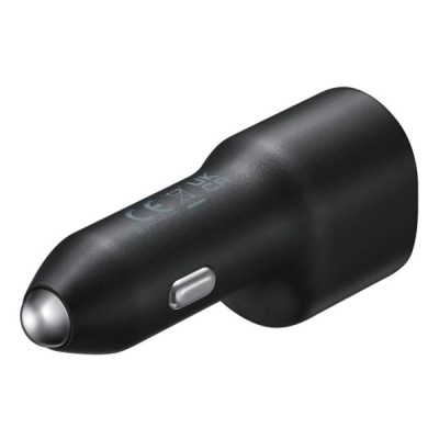 Originalus „Samsung“ Super Fast Charger Duo EP-L4020NBEGEU automobilinis įkroviklis  - juodas (25W + 15W) | Priedai.LT