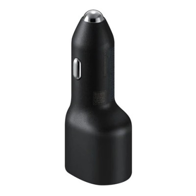 Originalus „Samsung“ Super Fast Charger Duo EP-L4020NBEGEU automobilinis įkroviklis  - juodas (25W + 15W) | Priedai.LT