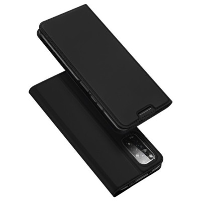 Xiaomi Redmi Note 11 4G (Redmi Note 11s 4G) „Dux Ducis“ Skin serijos juodas odinis atverčiamas dėklas - knygutė | Priedai.lt