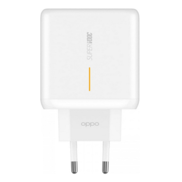„Oppo“ SuperVooc Charger sieninis įkroviklis (65W) - baltas
