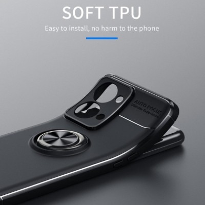 OnePlus Nord 2T 5G „FOCUS“ Kickstand kieto silikono TPU juodas dėklas - nugarėlė | Priedai.lt