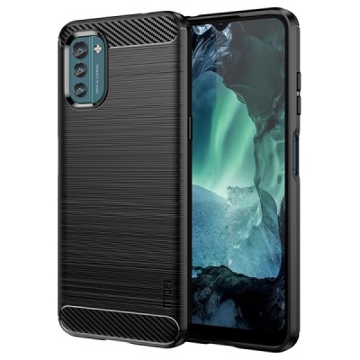 Nokia G21 (G11) „Mofi“ kieto silikono TPU juodas dėklas - nugarėlė | Priedai.lt