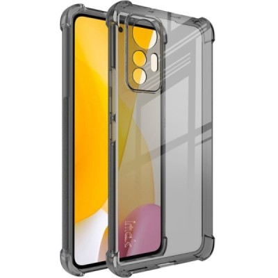 Xiaomi 12 Lite Imak sustiprintos apsaugos kieto silikono TPU pilkas dėklas - nugarėlė | Priedai.lt