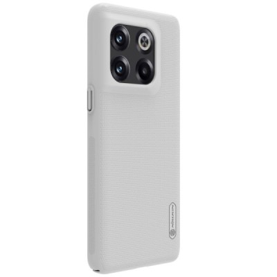 Nillkin Frosted Shield OnePlus 10T baltas plastikinis dėklas | Priedai.lt