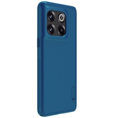 Nillkin Frosted Shield OnePlus 10T mėlynas plastikinis dėklas | Priedai.lt