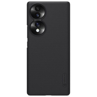 Nillkin Frosted Shield Huawei Honor 70 juodas plastikinis dėklas | Priedai.lt