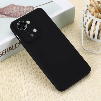OnePlus Nord 2T 5G Shell kieto silikono TPU juodas dėklas - nugarėlė | Priedai.lt