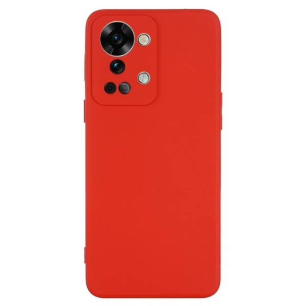 „Shell“ kieto silikono (TPU) dėklas - raudonas (OnePlus Nord 2T 5G)