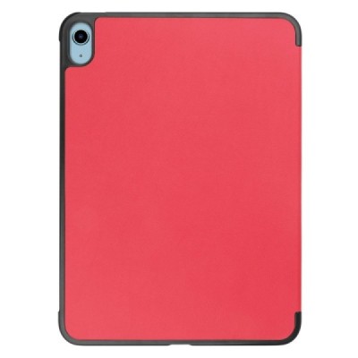 Apple iPad 11 2025, iPad 10,9 2022 atverčiamas raudonas odinis dėklas - knygutė (sulankstomas) | Priedai.lt