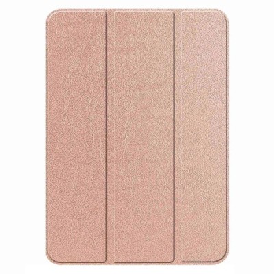 Apple iPad 11 2025, iPad 10,9 2022 atverčiamas auksinis odinis dėklas - knygutė (sulankstomas) | Priedai.lt