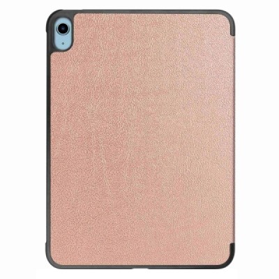 Apple iPad 11 2025, iPad 10,9 2022 atverčiamas auksinis odinis dėklas - knygutė (sulankstomas) | Priedai.lt