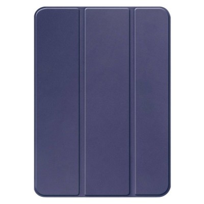 Apple iPad 11 2025, iPad 10,9 2022 atverčiamas tamsiai mėlynas odinis dėklas - knygutė (sulankstomas) | Priedai.lt