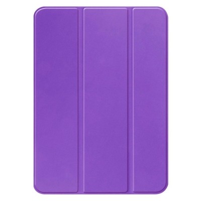 Apple iPad 11 2025, iPad 10,9 2022  atverčiamas violetinis odinis dėklas - knygutė (sulankstomas) | Priedai.lt