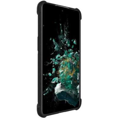 OnePlus 10T Imak sustiprintos apsaugos kieto silikono TPU juodas dėklas - nugarėlė | Priedai.lt
