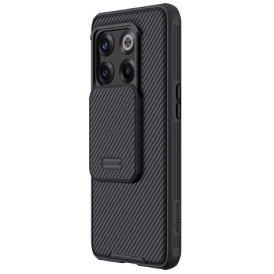 OnePlus 10T „Nillkin“ CamShield juodas dėklas, nugarėlė su kameros apsauga | Priedai.lt