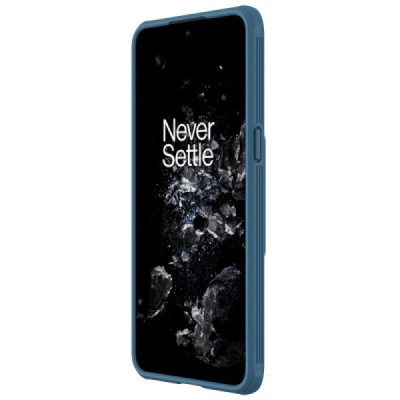 OnePlus 10T „Nillkin“ CamShield mėlynas dėklas, nugarėlė su kameros apsauga | Priedai.lt