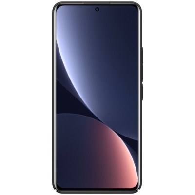 Nillkin Frosted Shield Xiaomi 12 Lite juodas plastikinis dėklas | Priedai.lt