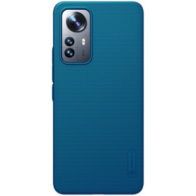 Nillkin Frosted Shield Xiaomi 12 Lite mėlynas plastikinis dėklas | Priedai.lt