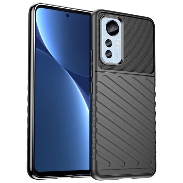 „Twill“ kieto silikono (TPU) dėklas - juodas (12 Lite)