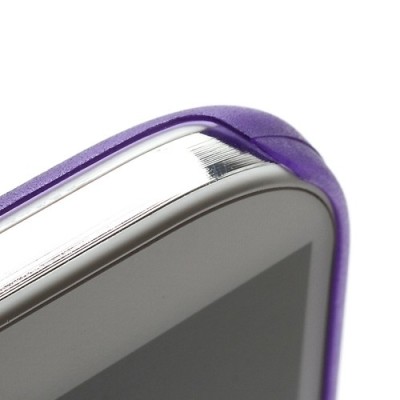 Ploniausias pasaulyje violetinis Samsung Galaxy S4 i9505 dėklas (nugarėlė) / Priedai.lt