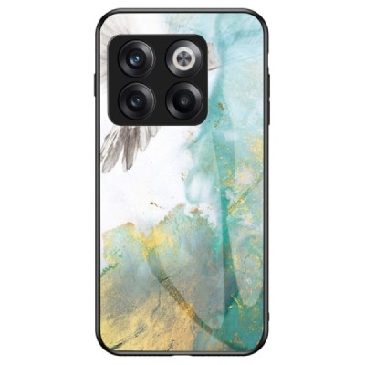OnePlus 10T „Marble“ kieto silikono TPU žalias dėklas - nugarėlė | Priedai.lt