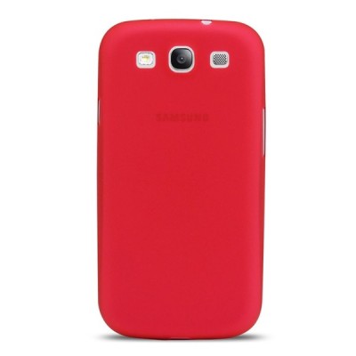 Ploniausias pasaulyje raudonas Samsung Galaxy S3 i9300 dėklas (nugarėlė) / Priedai.lt