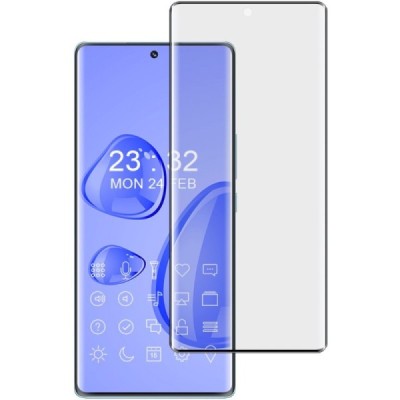 Huawei Honor 70 „Imak“ 3D Tempered Glass sustiprintos apsaugos juodas pilnai dengiantis apsauginis ekrano stiklas 0,2 mm | Pried