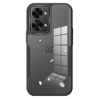 OnePlus Nord 2T 5G RZANTS skaidrus juodos spalvos apvadais kieto silikono (TPU) dėklas | Priedai.lt
