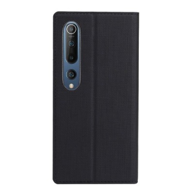 Xiaomi Mi 10 (Mi 10 Pro) „Vili“ atverčiamas juodas dėklas | Priedai.lt
