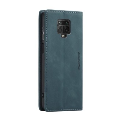 Xiaomi Redmi Note 9 Pro CaseMe Retro solidus atverčiamas žalias odinis dėklas - knygutė | Priedai.lt