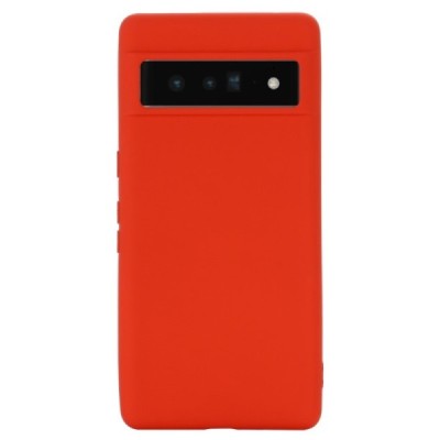 Google Pixel 7 Shell kieto silikono (TPU) dėklas raudonas - nugarėlė | Priedai.lt