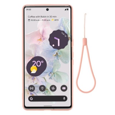 Google Pixel 7 Shell kieto silikono (TPU) dėklas rožinis - nugarėlė | Priedai.lt